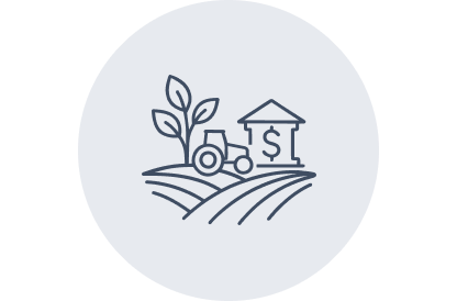 Leading agricultural finance institution icon